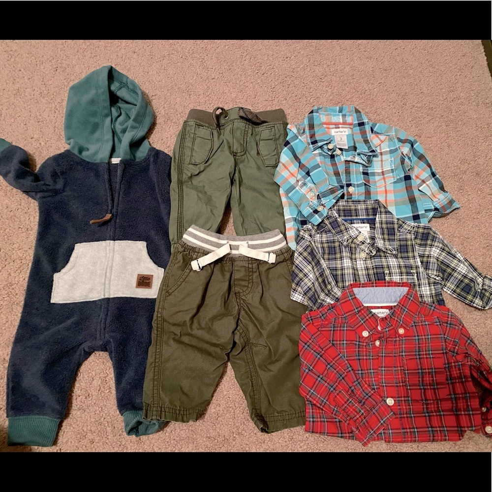 Group of baby boy 3 month clothes
